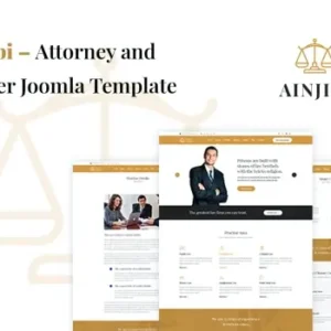 Ainjibi – Attorney and Lawyer Joomla Template