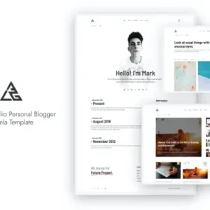 Alex – Portfolio Personal Blogger Joomla Template