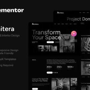 Architera – Architecture & Interior Design Elementor Template Kit