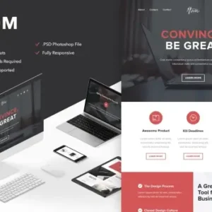 Atom – Responsive Email + Themebuilder Access | Email Templates