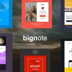 Bignote – 24 Unique Responsive Email Notification | Email Templates