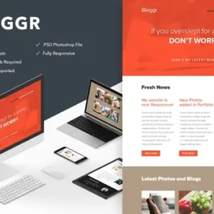 Bloggr – Responsive Email + Themebuilder Access | Email Templates