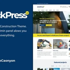 BrickPress – Construction & Business Joomla Template