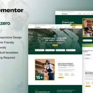 BugZero – Pest Control Service Elementor Pro Template Kit