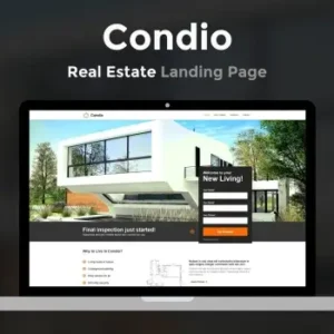 Condio – Real Estate Landing Page