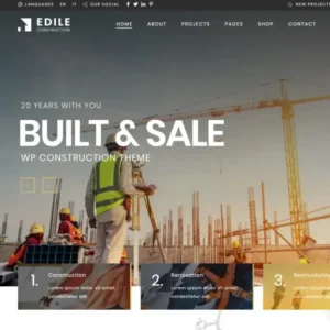 Edile – Construction Company Theme