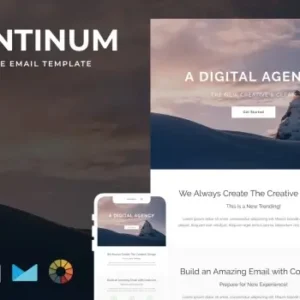 Continum – Responsive Email + StampReady Builder | Email Templates