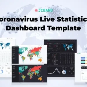 Coronavirus Live Statistics Dashboard Template | HTML Template