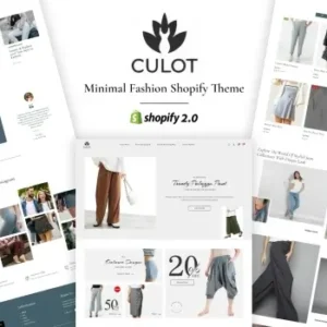 Culot – Minimal Fashion Shopify Theme