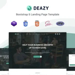 Deazy – Bootstrap 5 Landing Page Template