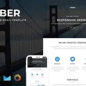Ember – Responsive Email + StampReady Builder | Email Templates
