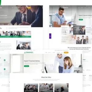 Finance Corp – Template Financial Business Website | HTML Templates