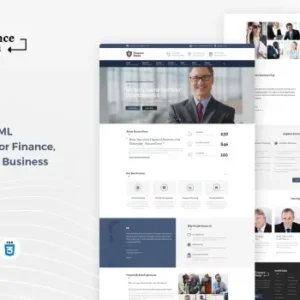 Finance Press – Consulting Business HTML5 Template