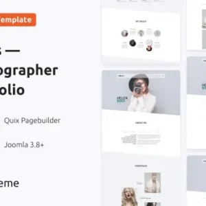 Focus — Photographer portfolio Responsive Template | Joomla Theme