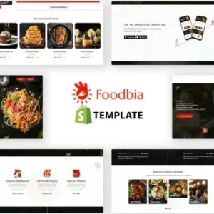 Foodbia – Restaurant, Food Delivery Shopify Theme
