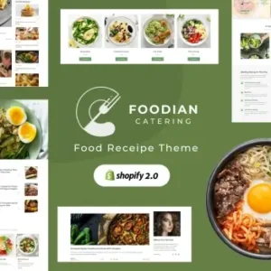Foodian – Food Blog Shopify Store