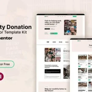 Givvy – Charity Donation Elementor Template Kit
