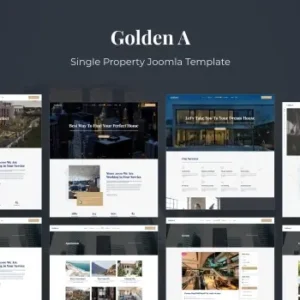 GoldenA – Single Property Joomla 4 Template