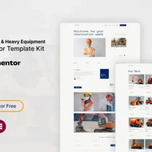 Goso – Contractor & Heavy Equipment Elementor Template Kit