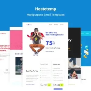 Hostetemp – Multipurpose Email Templates & Builder