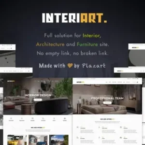 InteriArt – Furniture & Interior Joomla 4 Template