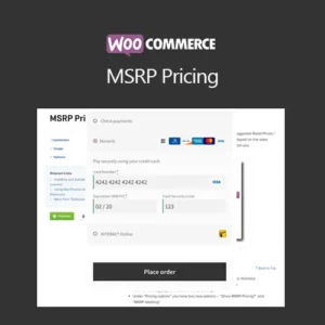 WooCommerce MSRP Pricing Extension