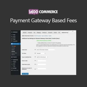 WooCommerce Payment Gateway Based Fees Extension
