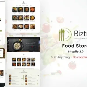 Biztro – Food Store & Delivery Shopify theme