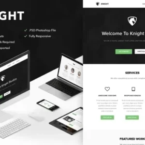 Knight – Responsive Email + Themebuilder Access | Email Templates