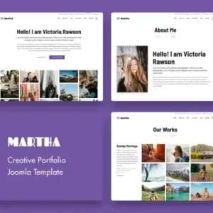 Martha | Creative Portfolio Joomla 4 Template