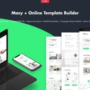 Masy – Minimalistic Furniture Email + Builder | Email Templates