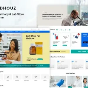 Medhouz – Medical, Pharmacy & Lab Store Shopify Theme