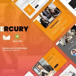 Mercury – Responsive Email Template for Startups