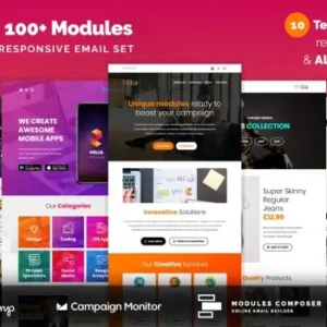 Milia – Responsive Email with 100+ Modules | Email Templates