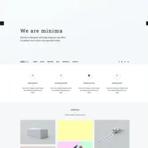 Minima – Creative & Professional Joomla Template