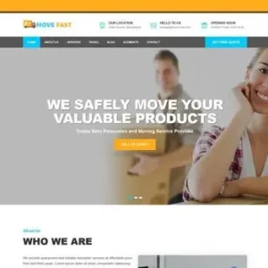 Move Fast – Relocation and Moving Service Template | HTML Template