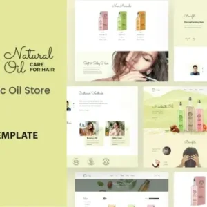 Natural Oil – Shopify Organic Hair Oil Store Theme