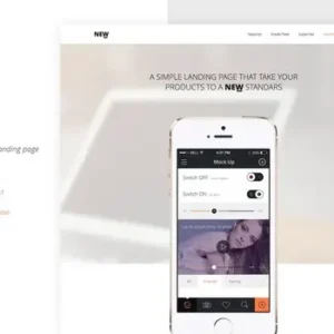 NEW Retina Ready App Landing Page