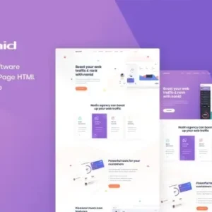 Nonid – SEO & Software Landing Page HTML Template