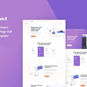 Nonid – Vue Nuxt SEO and Software Landing Page