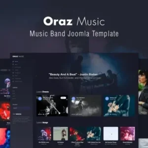 Oraz – Music Band Joomla Template