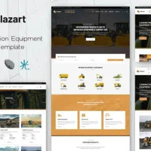 Plazart – Construction Equipment Joomla Template