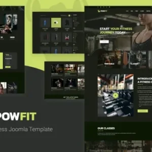 PowFit – Gym Fitness Joomla Template