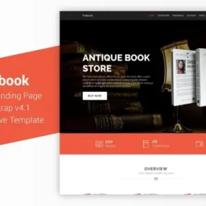 Prebook – eBook Landing Page Responsive Bootstrap | Landing Page Templates