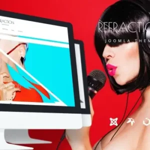 Refraction — Creative Agency and Blog Template | Joomla Theme
