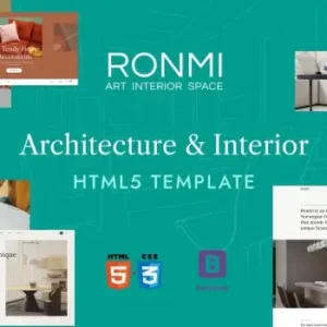 Ronmi – Interior Design & Architecture HTML5 Template