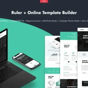 Ruler – Creative Agency Portfolio Email + Builder | Email Templates