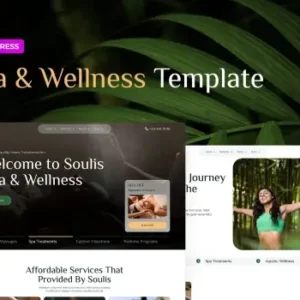 Soulis – Spa Elementor Pro Template Kit
