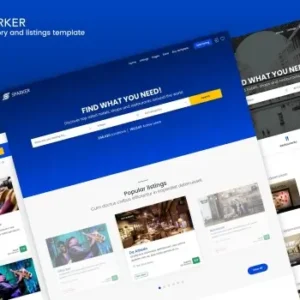 Sparker – Directory and Listings Template | HTML Template
