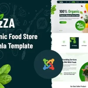 TazZA – Organic Food Store Joomla Template